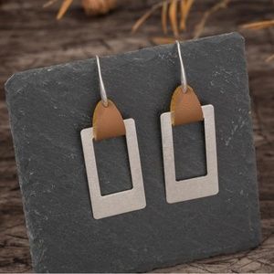 Beth Leather Earrings